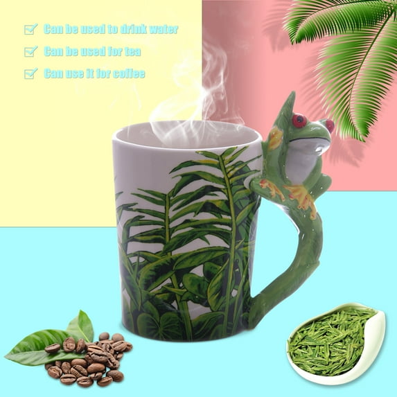 BCZHQQ Handcrafted Ceramic Mug - Unique Stereo Vision Design - Perfect for Couples or Daily Use - Premium Gift Idea