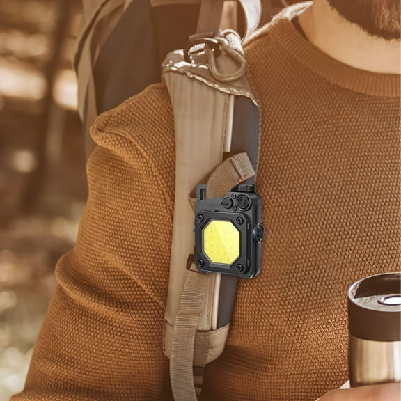 BCZHQQ Keychain Work Light,6 Light Modes Mini Pocket Flashlight High Lumens Led Bright,Small Powerful Flashlight Rechargeable