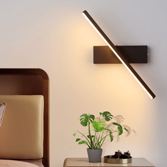 BCZHQQ LED Plug Wall Sconces,with 6W Mounted Reading Lights,3 Color Temperatures,with 6FT Plug in Cord and On/Off Switch on The Cord,330°Rotation Wall Lamps,for Bedroom Headboard Living Room