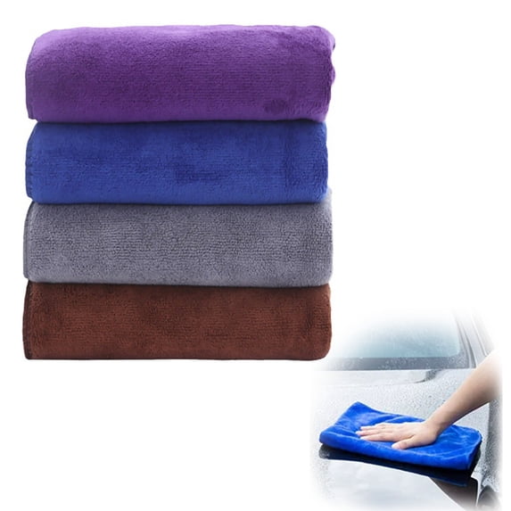 BCZHQQ Microfiber Towels for Cars,Soft and Absorbent Car Drying Towel,24" x 12" 500gsm,Dual-Sided Microfiber Cleaning Cloth for Car Wash,Cleaning,Detailing,Household,Summer Saving Clearance