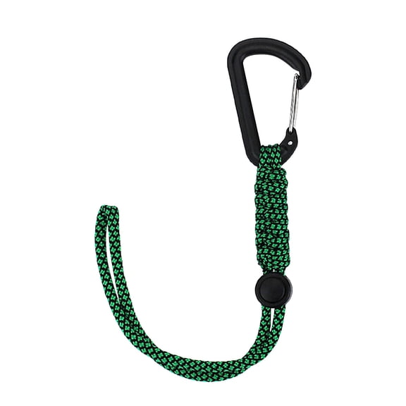 BCZHQQ Multi-Functional 10.2 Outdoor Hook Backpack Mountaineering Key Chain, Anti-Loss 4mm Umbrella Rope, 150KG Load, 26cm Durable & Adjustable for Gear, Phones, Flashlights - 1pc
