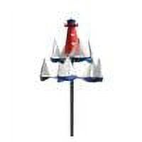 BCZHQQ Nautical Art Wind Sculpture - Unique Sailboat Design for Garden Decor,Graceful Windmill Spinner Enhancement