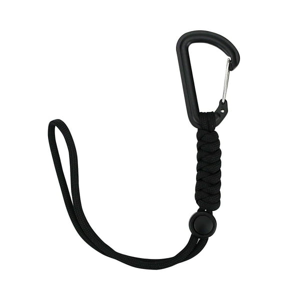 BCZHQQ Outdoor 10.2 Hook Backpack Mountaineering Chain Keychain, Anti-Loss 4mm Umbrella Rope, 150kg Load, Adjustable, for Phone/Keys/Flashlight, 1pc, 10.2\L, 0.4 Dia., 0.4oz
