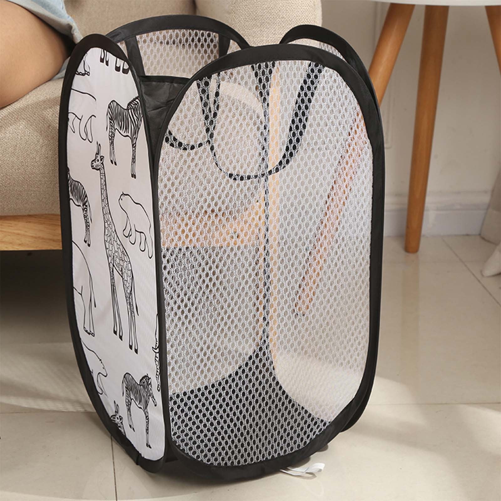 BCZHQQ Pop Up Hamper,1 PCS Mesh Pop Up Laundry Hamper,Premium Pop Up