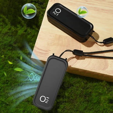 BCZHQQ Portable Neck Purifier,Negative Ion Odor Eliminator,Silent Operation,Black,2.83x1.14x0.62in,Ideal for Car & Travel,Includes Filter