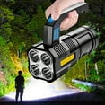thumbnail image 1 of BCZHQQ Portable USB Rechargeable Flashlight with 8 Lighting Models,Outdoor LED High Lumens Flash Light Handheld,High Brightness Flashlight Searchlight Waterproof, 1 of 9