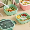 thumbnail image 1 of BCZHQQ Salad Lunch Container,Plastic Salad Lunch Container Portable Microwave Safe Anti Overflow for Office Workers, 1 of 8