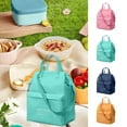 thumbnail image 1 of BCZHQQ Sleek Insulated Lunch Bag - Minimalist Bento Cooler Tote for Women,Men & Adults - Versatile for Picnics,Work,Hiking & Beach Days,Summer Saving Clearance, 1 of 7