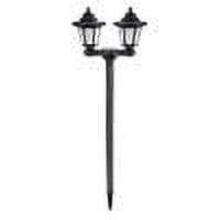 BCZHQQ Solar Vintage Outdoor Post Lights - 170cm/67in Waterproof Decorative Floor Lamp for Patio,Garden,Backyard & Door Entrances,Dual Head Design for Ambiance