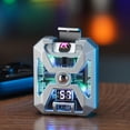 thumbnail image 1 of BCZHQQ Three Lights USB Rechargeable Electronic Lighter,Windproof Plasma,Dual Arc Flame,Transparent Design,Type-C,Silver,2.48x1.96x0.71, 1 of 8