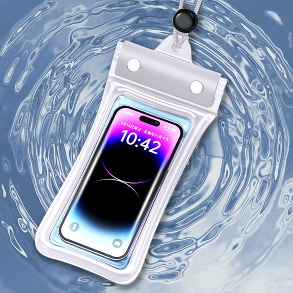 BCZHQQ Universal Waterproof Touchscreen Phone Case: Rainproof & Durable Sealed Pouch for Outdoor Adventures - Ideal for Swimming, Rafting, and Diving