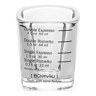 Espresso Cups Shot Glass Coffee Set of 4 - Double Wall Thermo C381e0 for  sale online