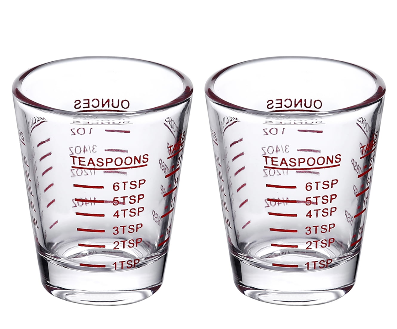 BCnmviku Shot Glasses Measuring cup Espresso Shot Glass Liquid Heavy