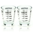thumbnail image 1 of BCnmviku Shot Glasses Measuring cup Espresso Shot Glass Liquid Heavy Glass Wine Glass 2 Pack 26-Incremental Measurement 1oz, 6 Tsp, 2 Tbs, 30ml (2pack black), 1 of 3
