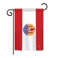 thumbnail image 1 of BD-CY-GS-108361-IP-BO-D-US15-BD 13 x 18.5 in. French Polynesia Flags of the World Nationality Impressions Decorative Vertical Double Sided Garden Flag Set with Banner Pole, 1 of 1