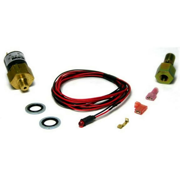 BD DIESEL PERFORMANCE 1081130 ALARM LIGHT KIT - LOW FUEL PRESSURE (RED)