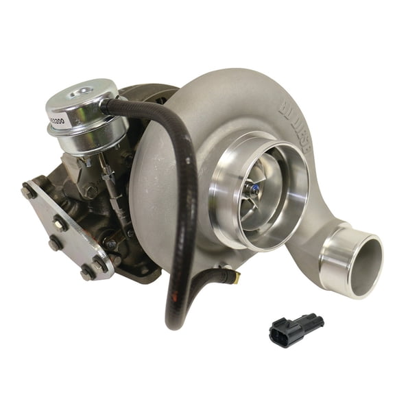 BD Diesel 1045286 Super B Killer Turbo Kit; Direct Drop-In; SX-E S361; A/R Ration 0.80; Incl. SXE Turbo/Wastegate Fooler/Exhaust Manifold Exhaust Gaskets;