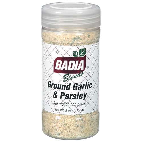 Badia Garlic Powder with Parsley, 5 oz Bottle