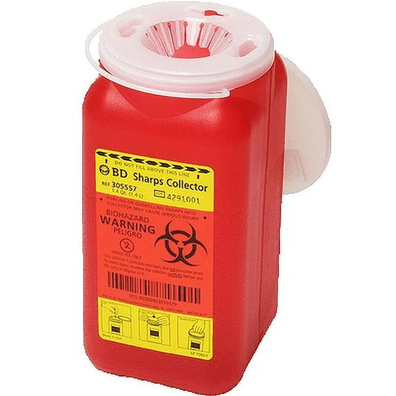 BD Home Sharps Container Disposal 1.4 qt