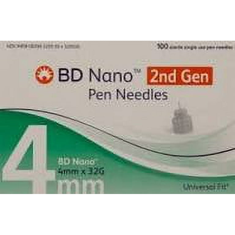 BD Nano Generation Pen Need-les 4mm x 32G 