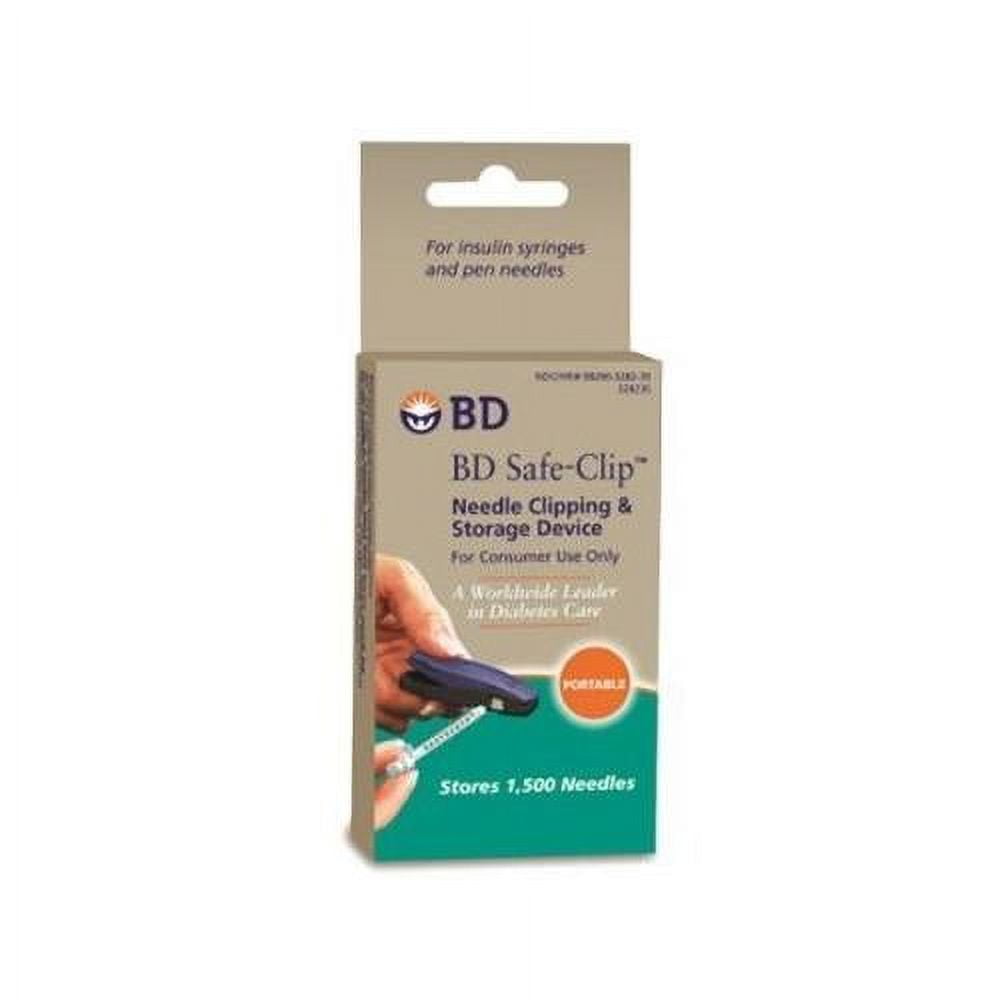 BD SafeClip Needle Clipping & Storage Device Portable Diabetes Care