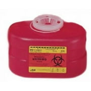 BD Sharps Container, 5 x 8 x 5 Inch, 3.3 Quart, 24 Count