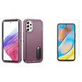 thumbnail image 1 of BD Tough Rugged Cover Designed for Samsung Galaxy A53 5G Case - (Burgundy) Impact Resistant Hybrid Protector Stand Case with Screen Protectors (2-Pack) Tempered Glass, 1 of 4