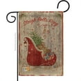 thumbnail image 1 of BD-XM-G-114189-IP-DB-D-US18-SB 13 x 18.5 in. Sleigh Bells Ring Burlap Winter Christmas Impressions Decorative Vertical Double Sided Garden Flag, 1 of 1