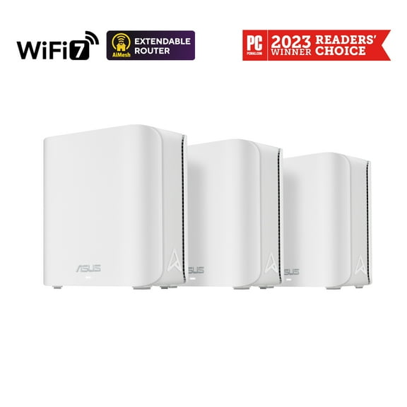ASUS ZenWiFi BD5 Dual-Band WiFi 7 Mesh, 5000 sq ft, 2-pk, 2.5G, Subscription-Free Security & Parental Controls