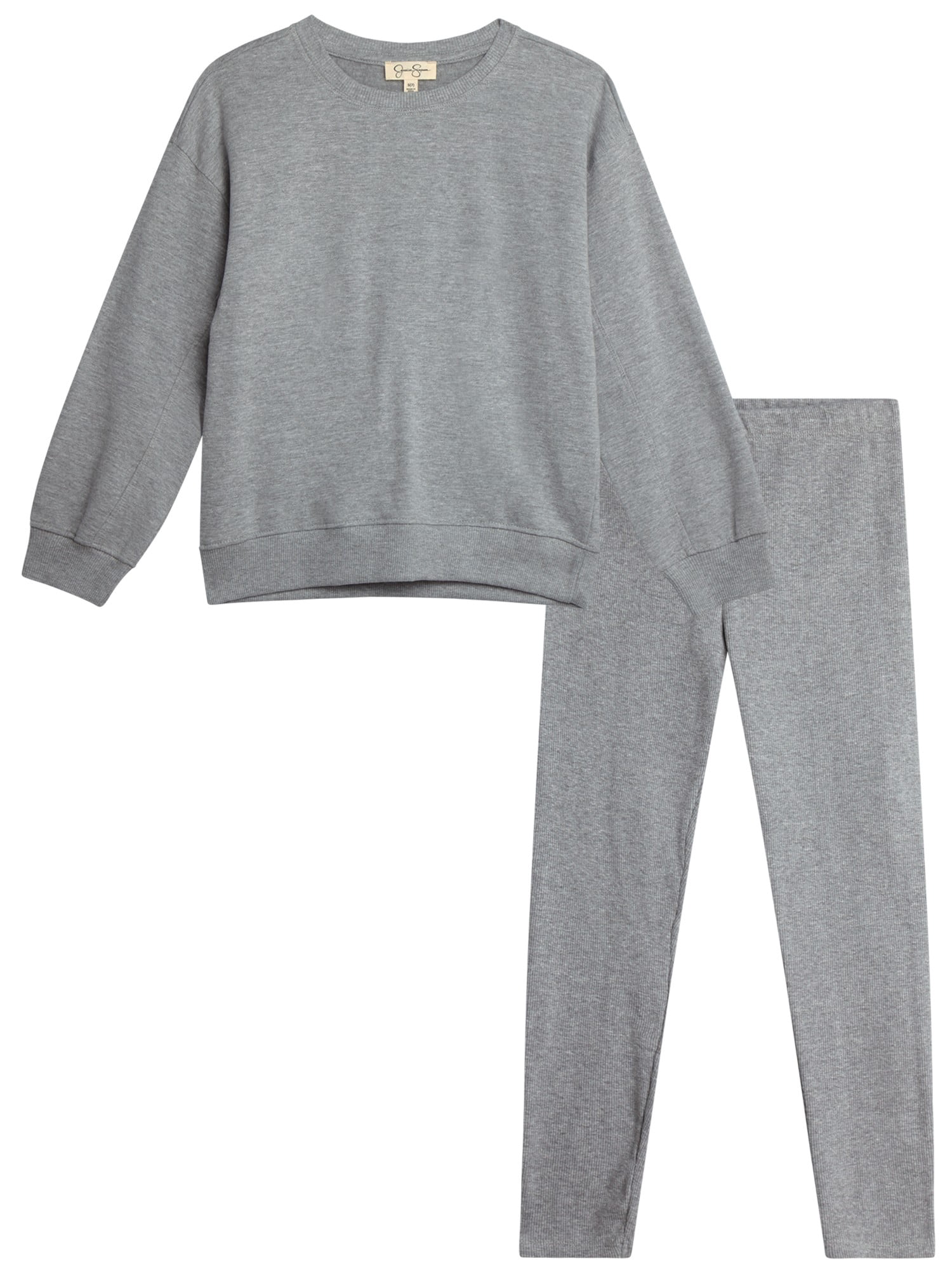 Jessica Simpson Girls' Sweatshirt and Leggings Set, 2-Piece, Sizes 4-12