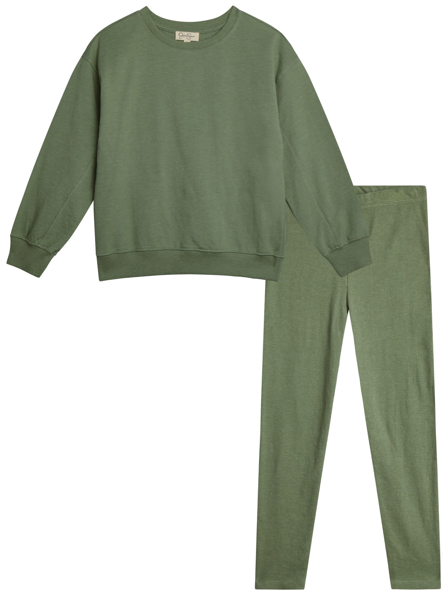 Jessica Simpson Girls' Sweatshirt and Leggings Set, 2-Piece, Sizes 4-12