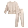 thumbnail image 1 of Jessica Simpson Girls' French Terry Sweatshirt and Joggers Set, 2-Piece, Sizes 4-12, 1 of 8