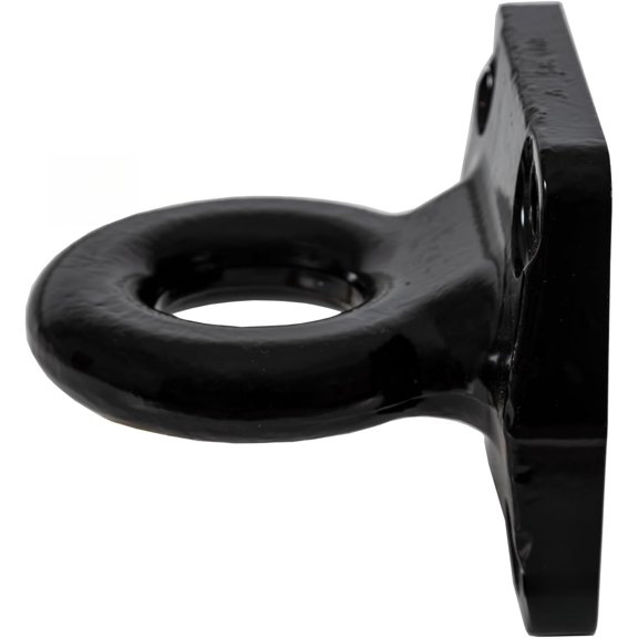 BDB125015 2-1/2 Inch Forged 4 Mount Drawbar, 42,000lb MGTW, Black Powdercoat, Pintle Hitch Lunette Ring for Truck & Trailer Towing