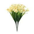 BDDVIQNN Artificial Home Decoration 2pcs Artificial Flower Spring
