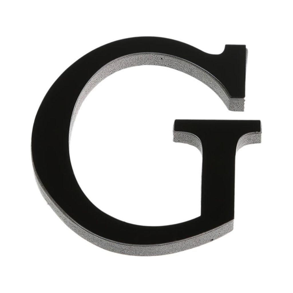 BDDVIQNN Home Wall Stickers 26 Letters DIY 3D Mirror Acrylic Wall