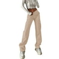 BDDVIQNN Women's Cargo Pants Women's Fashionable Multi Pocketed