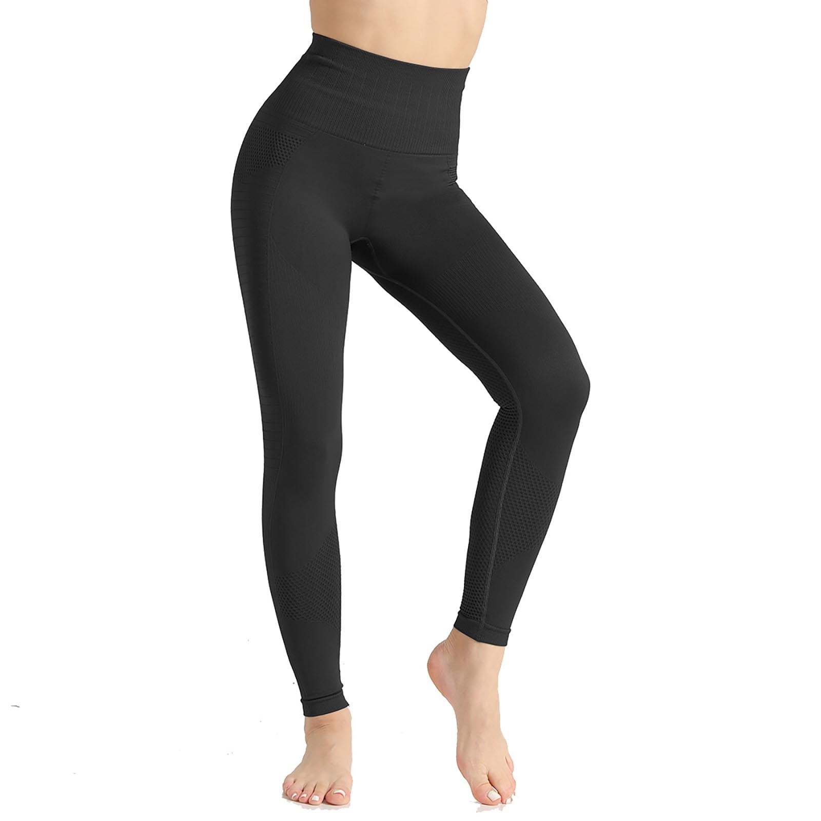 BDDVIQNN Women's Pants Yoga Pants Exercise Waist Women's Lifting High