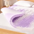 thumbnail image 1 of BDEUS 2 inch Mattress Topper,5-Zone Memory Foam Pressure Relief Soft Bed Topper, CertiPUR-US Certified, Queen Size, 1 of 16