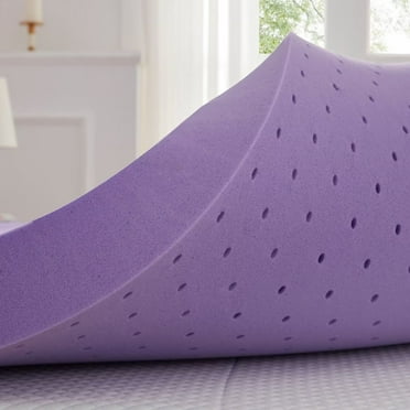 BDEUS 2 inch Mattress Topper, Cooling Gel Memory Foam Bed Topper for Pressure Relief, Twin