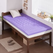 BDEUS 2 Inch Mattress Topper Twin XL Size, Memory Foam Bed Topper for Pressure Relief & Back Pain, 13-Zone Support Foam Mattress Pad, CertiPUR-US Certified