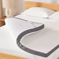 "BDEUS 3"" Gel Memory Foam Twin Size Mattress Topper, Pressure Points