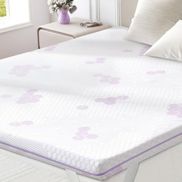 BDEUS 3 inch Gel Memory Foam Mattress Topper with Removable & Washable Cover,Cooling Mattress Topper, CertiPUR-US Certified，Twin-XL
