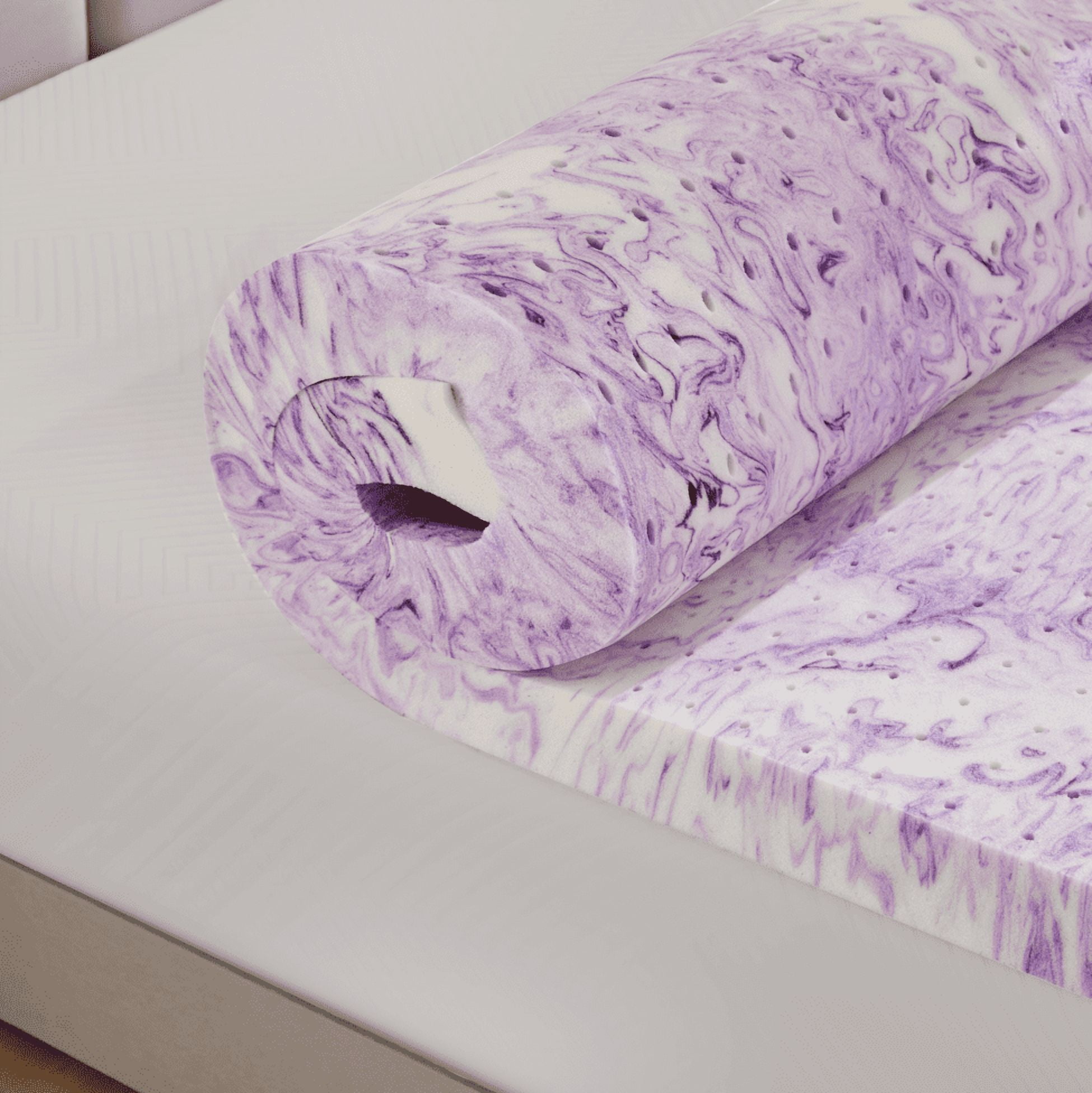 BDEUS 4 inch Mattress Topper Twin-XL Size, Cooling Gel Memory Foam Bed Topper for Pressure Relief