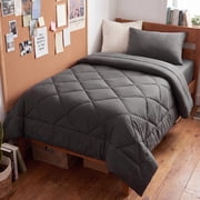 BDEUS Twin Comforter Set 4 Pieces,Comforter Set,Bed in a Bag, Bedding Set with Comforter,Fitted Sheet,Flat Sheet,Pillowcase, All Season