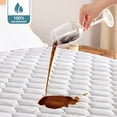 BDEUS Full Size Mattress Pad Cover, 100 Waterproof Mattress Protector, Mattress Topper with 8
