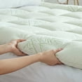 thumbnail image 1 of BDEUS Full size Mattress Topper for Back Pain,Bamboo Mattress Pad Cover,Mattress Pad,8-21" Deep Elastic Pocket, Plush Soft Down, 1 of 13