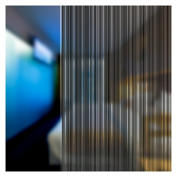 BDF 4BKSTR Black Stripe Decorative Window Film 48in X 22ft