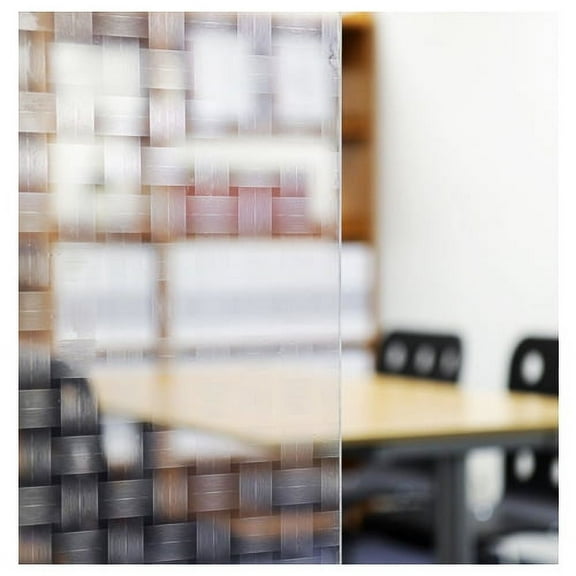 BDF 4ETCWL Etched Cross Weave (Large Tie) Decorative Window Film 48in X 22ft