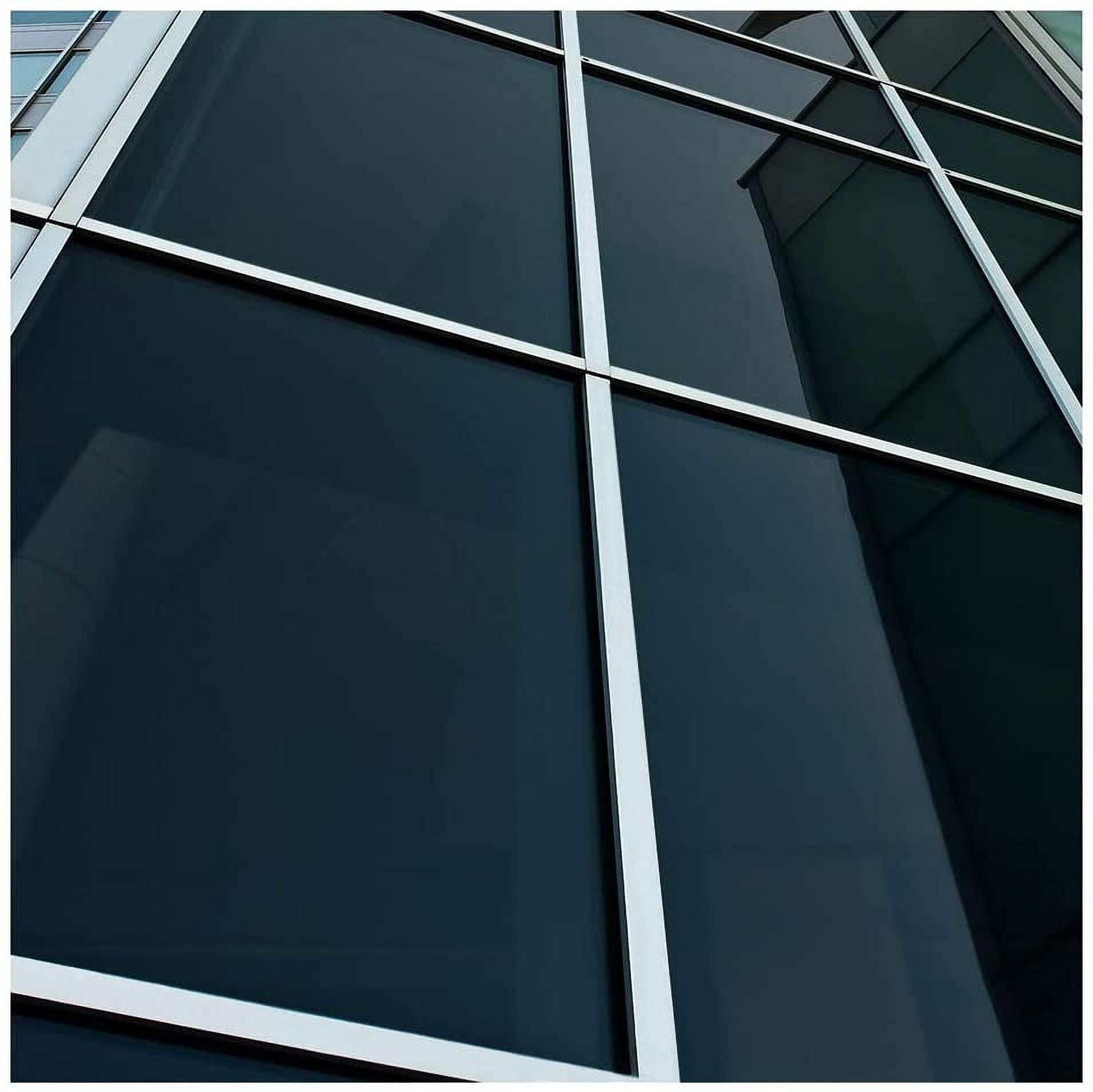 BDF NA05 Daytime Privacy and Sun Control Black (Very Dark) Window Film ...