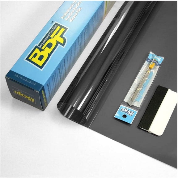 BDF NA20 Daytime Privacy and Sun Control Black (Dark) Window Film 36in x 100ft